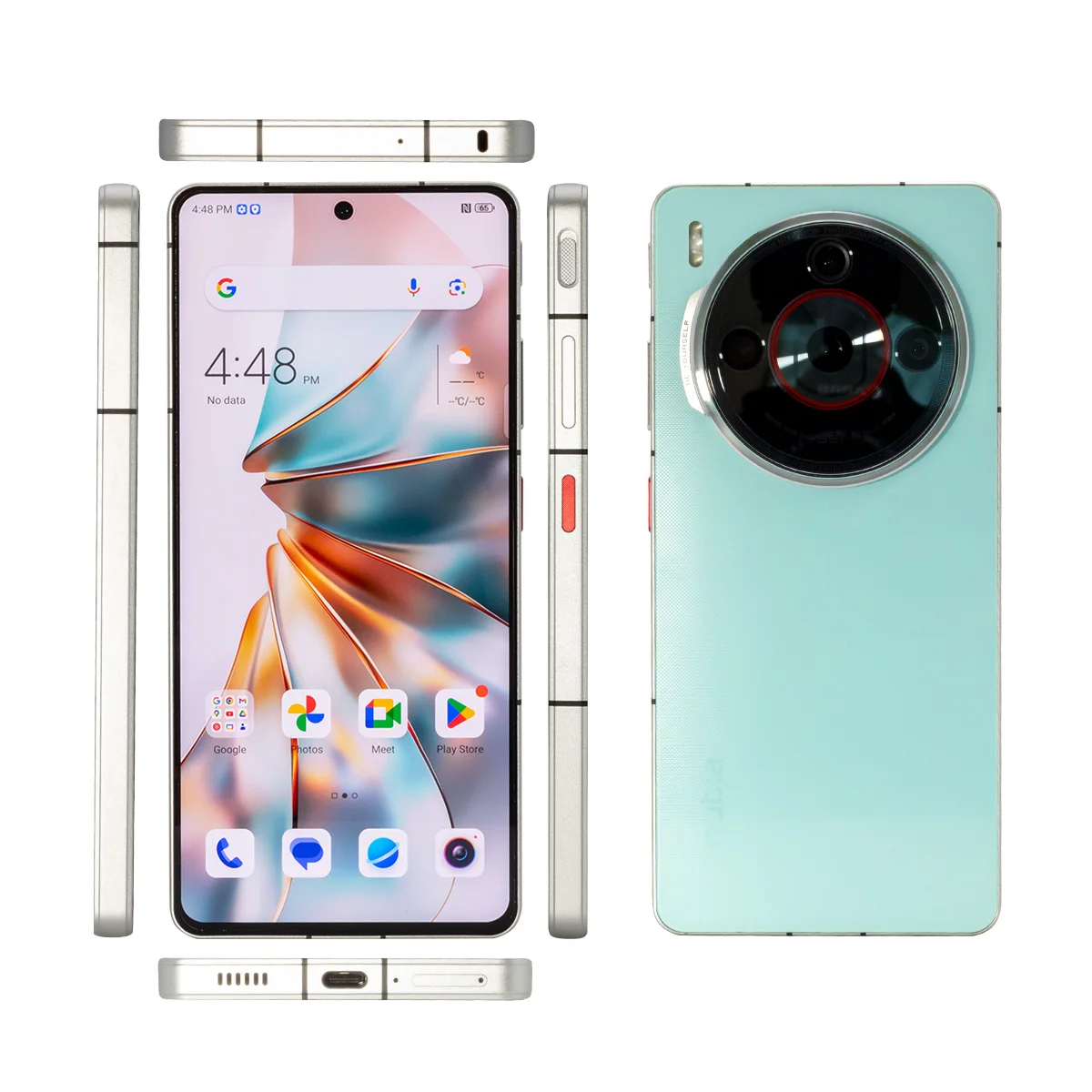 Algemene versie Nubia Z60S Pro 5G-smartphone Snapdragon 8 Gen 2 MyOS 14.0 120 Hz 6,78-inch AMOLED-scherm 50 M + 50 M + 8 M 5100 mAh 80 W