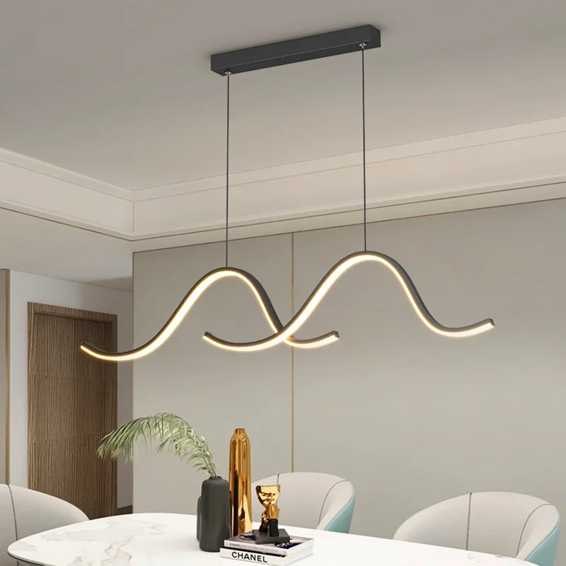 

Modern Dining Room Smart Pendant Light Home Decoration White Black Indoor Lighting Fixture Star Projection Hanging Lamp Lamparas