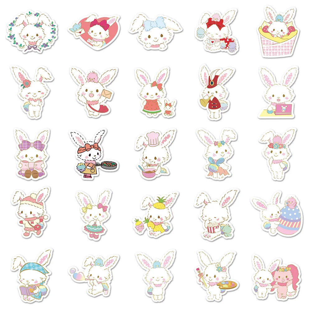 10/30/50pcs Cute Cartoon Wishmemell Sanrio Stickers Aesthetic DIY Graffiti Luggage Scrapbooking Laptop Kawaii Anime Decals Toys