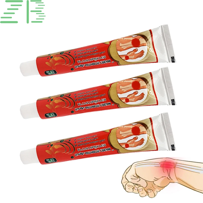 

3pcs ZB Wrist Arthritis Ointment For Hand Thumb Finger Pain Relief Tendon Sheath Therapy Tenosynovitis Cream Body Care Cream