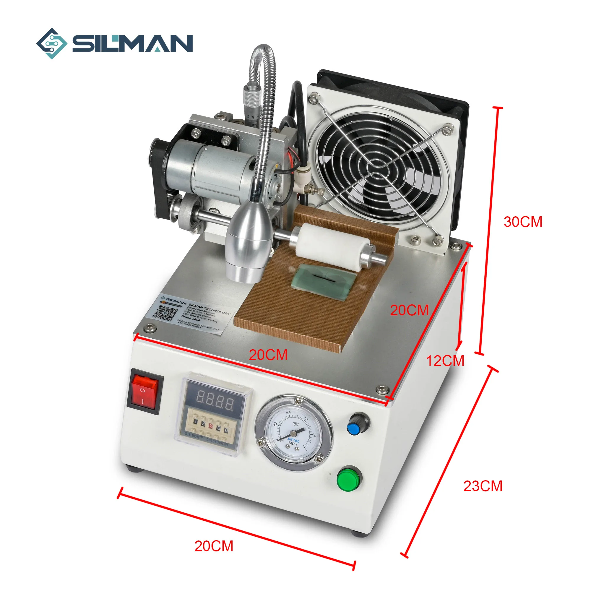 Silman Wholesale FFC FPC Cavo LCD COF Cleaner De vice Macchina per la pulizia per strumenti di attrezzature di riparazione del pannello display TV