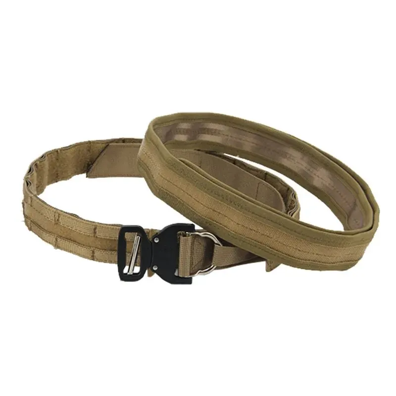 Ceinture multifonctionnelle en nylon pour hommes, avec ceinture intérieure et coussretours anti-alde, adaptée aux activités de plein air