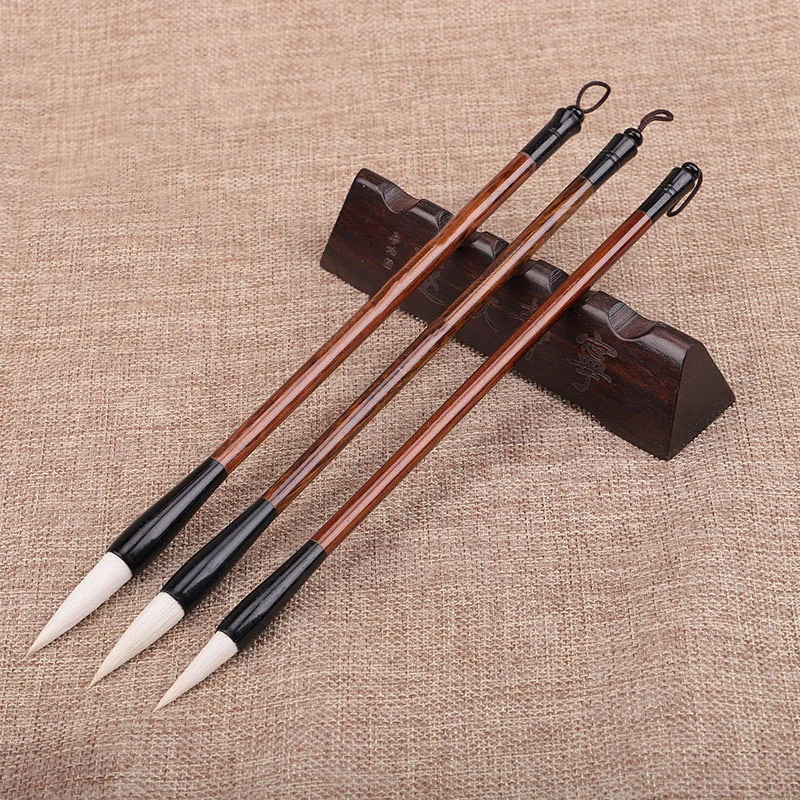 3-teiliges hochwertiges Malpinsel-Set, große, mittlere und kleine Sets, Pinsel im chinesischen Stil, Schreib- und Malzubehör – Detail 8
