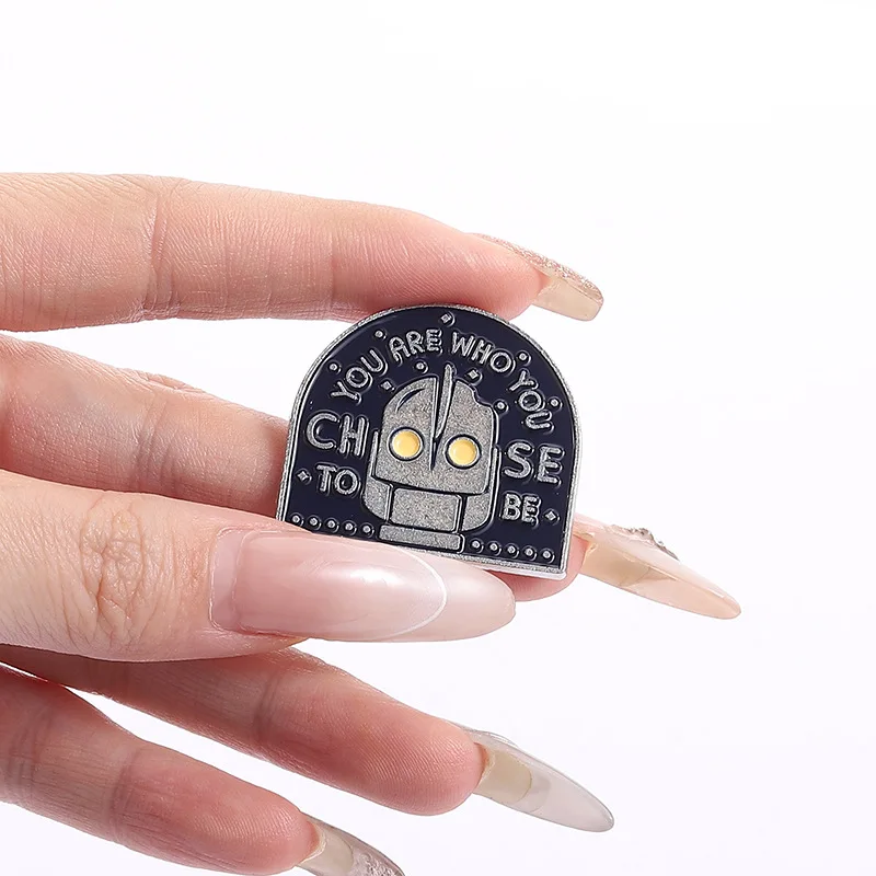  الكرتون الصلب العملاق المينا دبوس لطيف بروش دبابيس شارة معدنية على ظهره الملابس والاكسسوارات مضحك مجوهرات أصدقاء الاطفال الهدايا #4