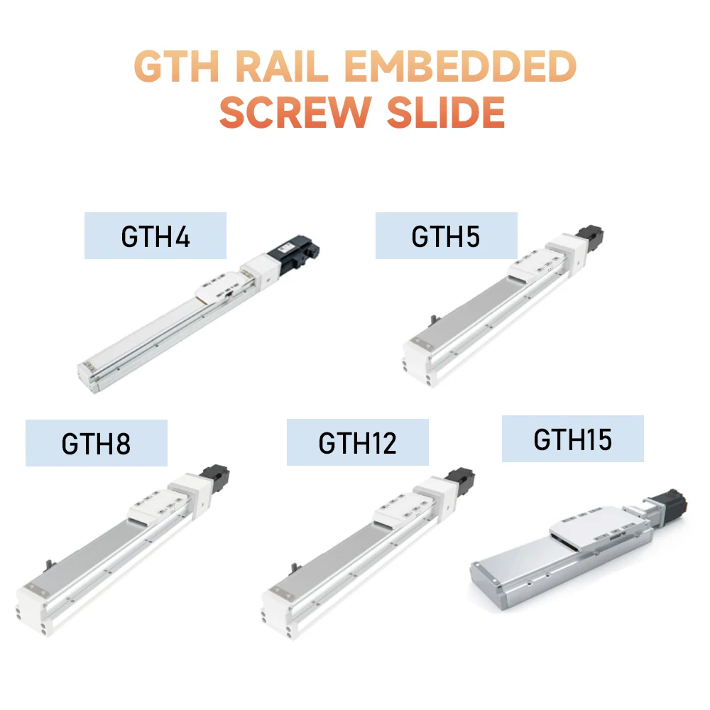 3F FAMED Precision Instrument Drive Sugical Robots Space-Saving Maintenance-Free Aluminum Alloy GTH Rail Embedded Screw Slide