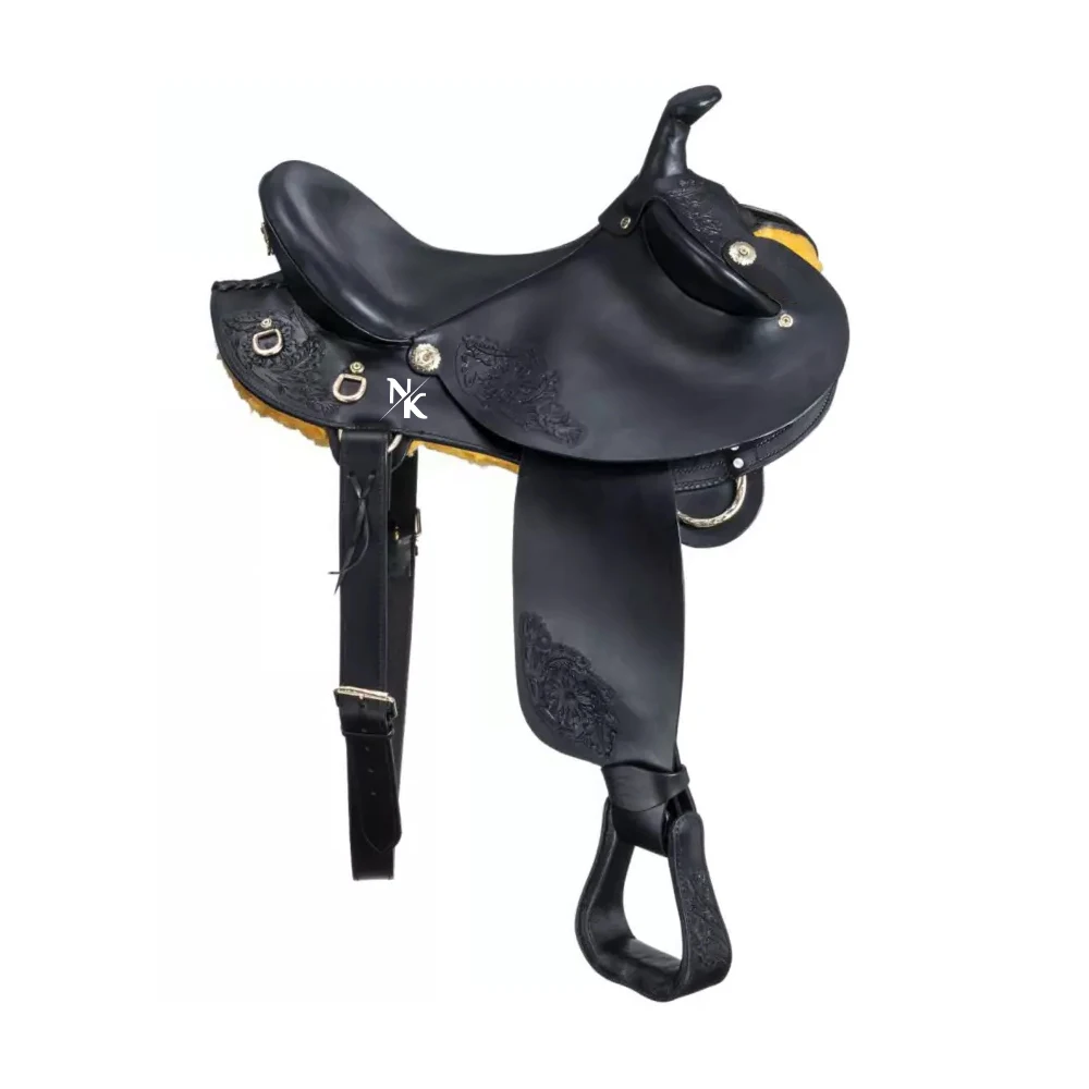 Australian Saddle, High Quality Leather Saddle, Deep Seat Adjustable Saddle Pad, Wooden Saddle