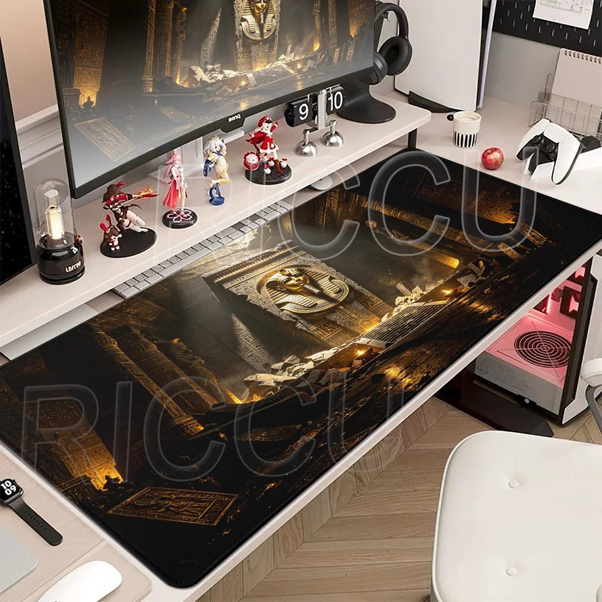 Ancient Egypt Posters Non-slip Mouse Pad Large Rubber Base Anti-slip Desk Accessories Mousepad