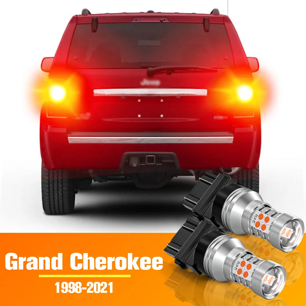 

2pcs LED Brake Light Bulb Accessories For Jeep Grand Cherokee 1998-2021 2008 2009 2010 2011 2012 2013 2014 2015 2016 2017 2018