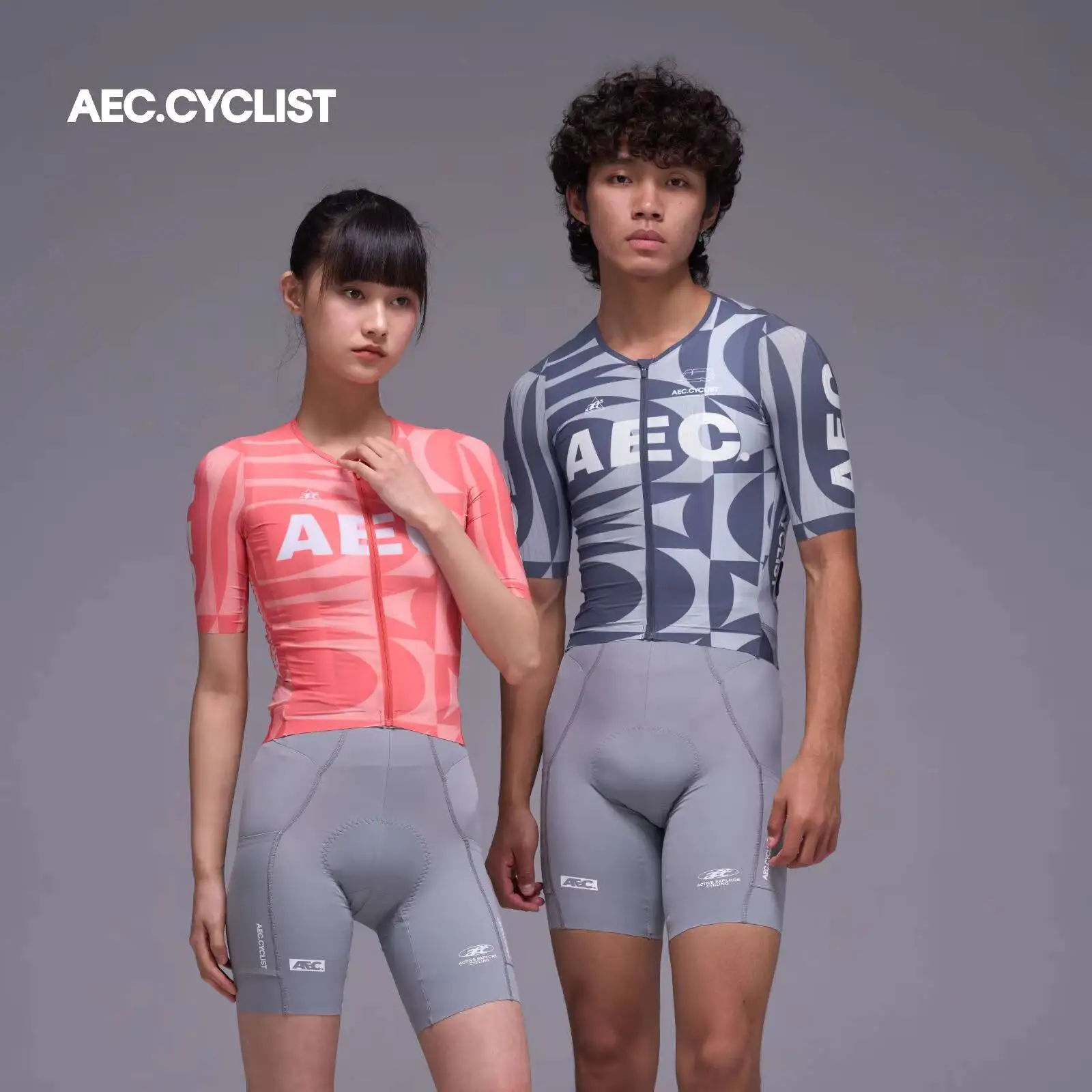 

AEC Men Women Cycling Jersey Italy Fabric Lightweight Breathable Summer Bicycle Shirts 2026 New MTB Clothes Racing Series