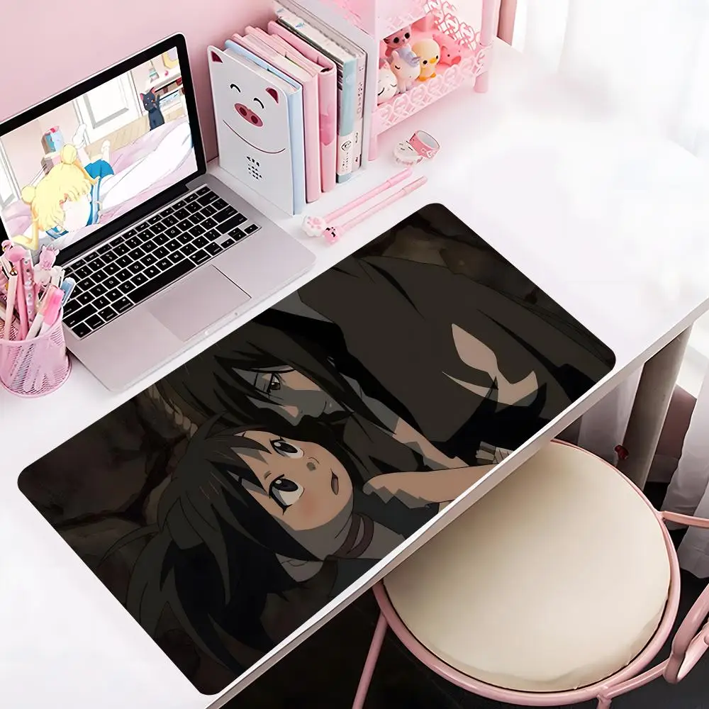 

Коврик для мыши в стиле аниме D-dororo и H-hyakkimaru, большой игровой коврик с закрытыми краями, утолщенный, для компьютера, клавиатуры, стола