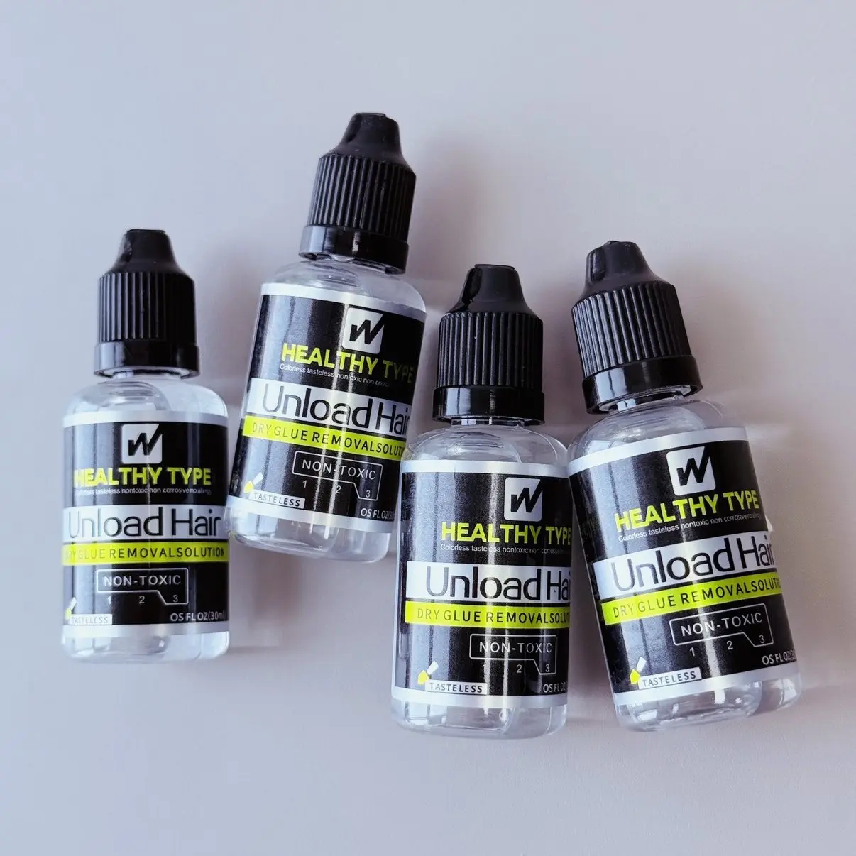 1/2/3/4 pçs ultra hold removedor de cola peruca removedor de cola walker fita removedor de cola conjunto cola de renda à prova dwaterproof água removedor de extensão do cabelo