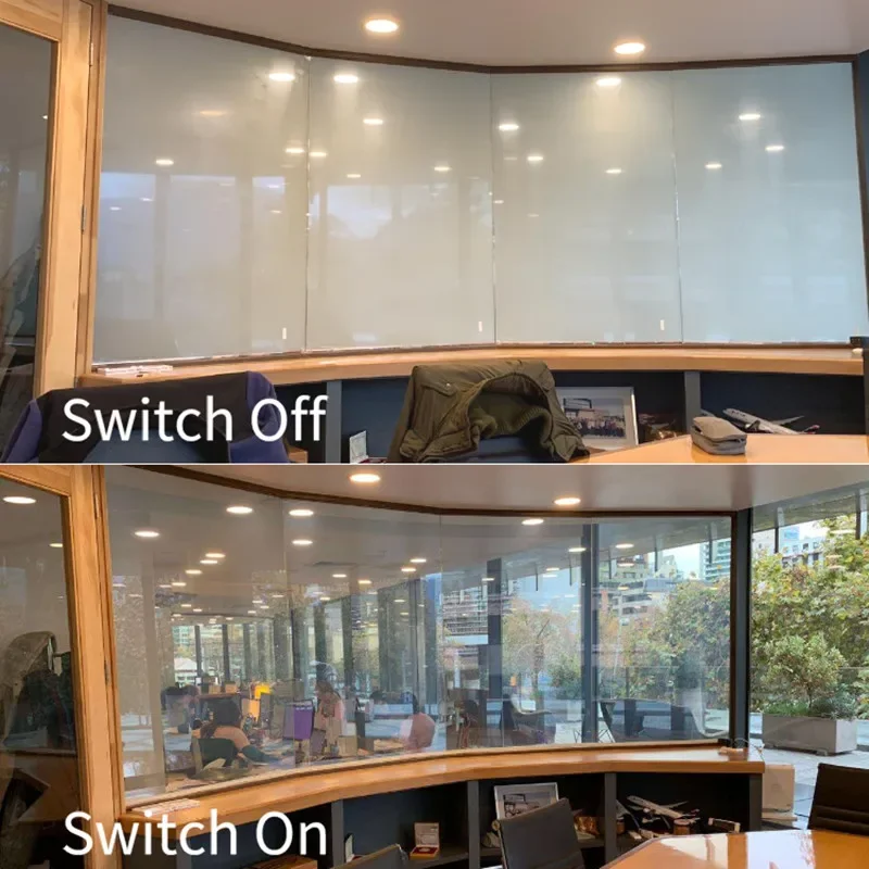 Switchable Dimmable Electric Tint Auto Roll Film With Smart Glass Window Film Pdlc Smart Film