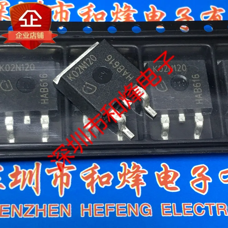 5PCS-10PCS K02N120 SKB02N120 TO-263 1200V 2A NEW AND ORIGINAL ON STOCK