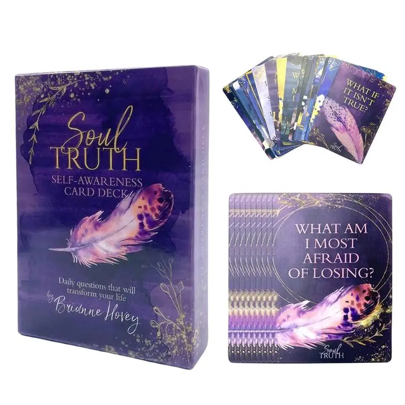 

Популярный набор настольных карточек Souls Truth Карточная игра «Самознание» с английской версией Карточка для ответов для семейных развлекательных вечеринок