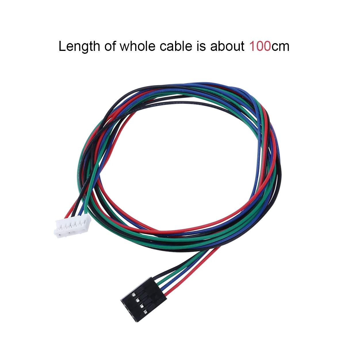 UEETEK 4 Pcs Bipolar Stepper Motor Cables 100 cm Long for 17 used in Reprap 3D Printers CNC Machines