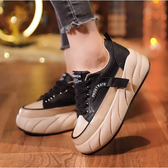 2024 Female Chunky Sneakers Women Casual Shoes Woman Platform trainers lady wedge comfy Fashion Low Top non slip Sneakers 35-43