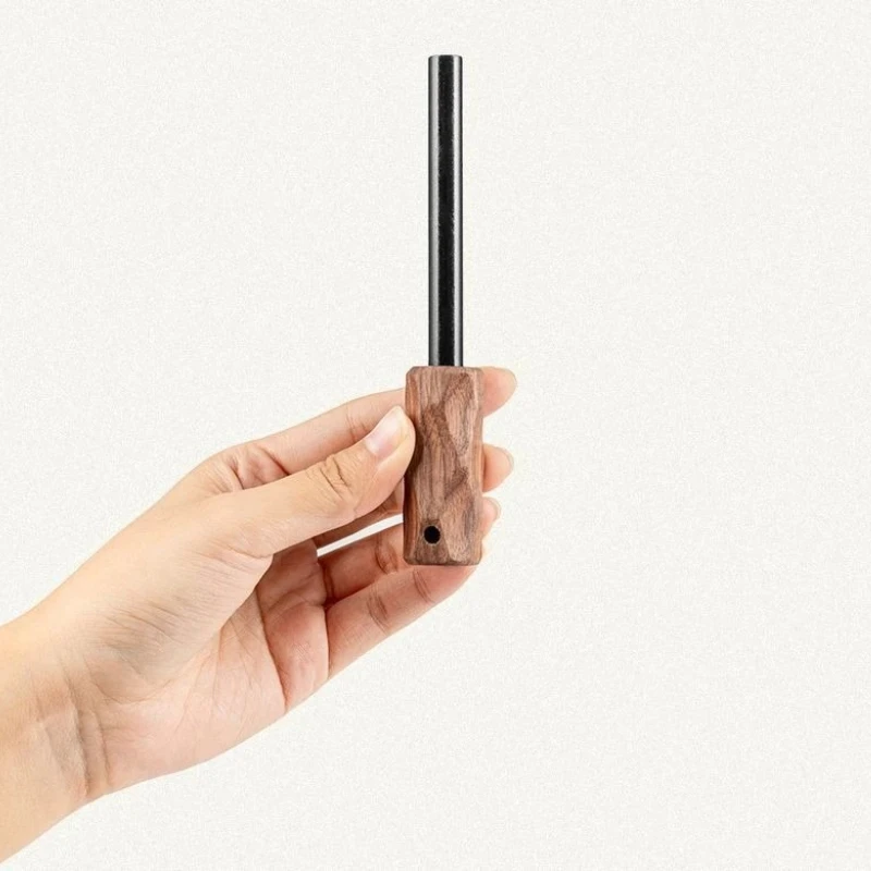 عصا مغنيسيوم صلبة جديدة عالية النقاء - عصا إشعال خارجية مقاومة للماء، معدات بقاء التخييم أداة كتلة المغنيسيوم