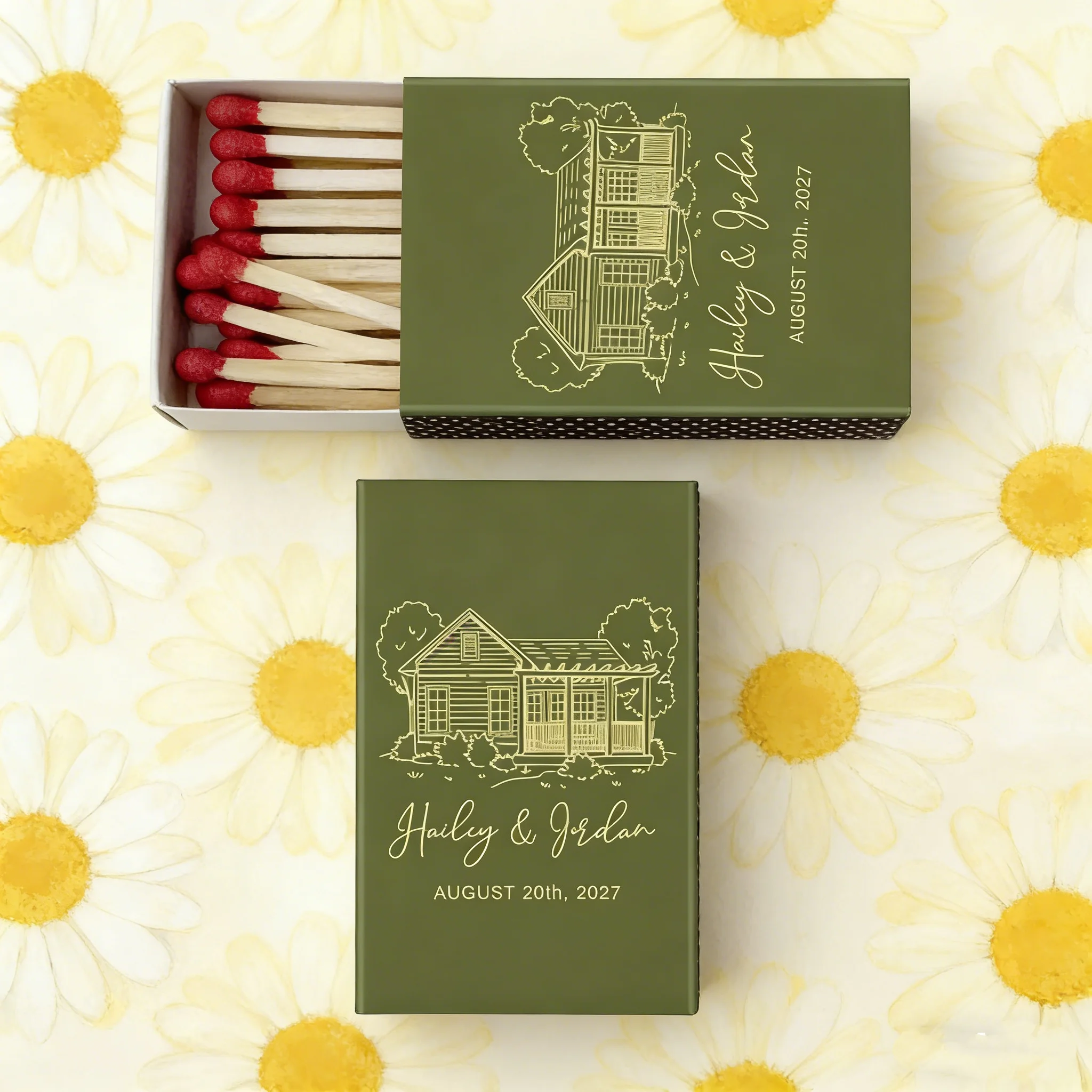 custom-venue-illustration-wedding-matchboxes-personalized-bridal-shower-guest-favors