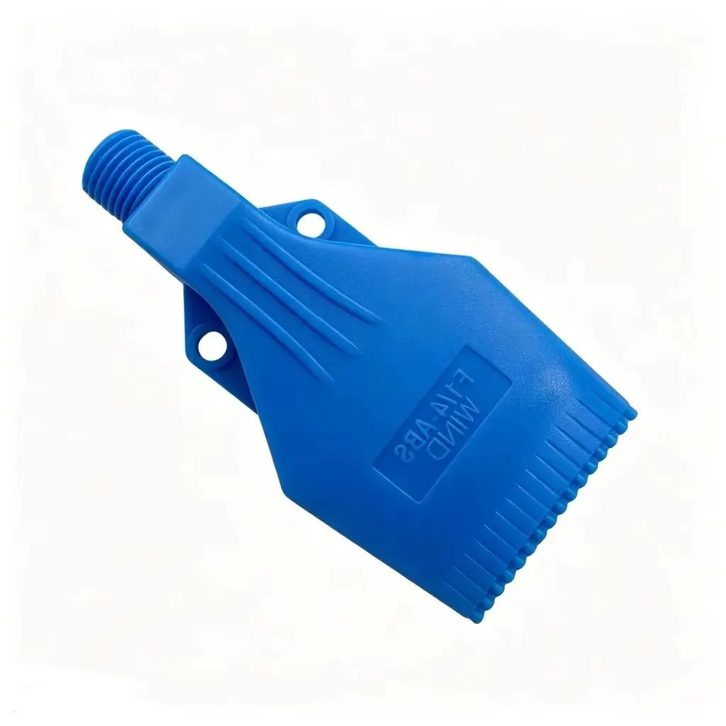 ABS Plastic Air Blower Nozzle 1/4" BSPT Male Female Thread Flat Fan Spray Air Jet Nozzle for Industrial Cleaning Drying Blowing