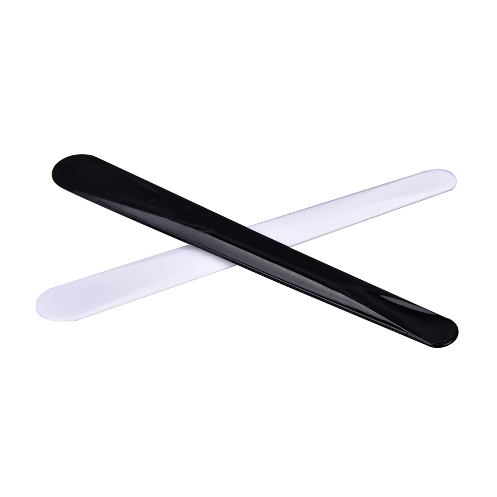 10Pcs Cosmetic Spatula Plastic DIY Facial Mask Mixing Spatulas Spoon Stick Plastic Makeup Tools White Black