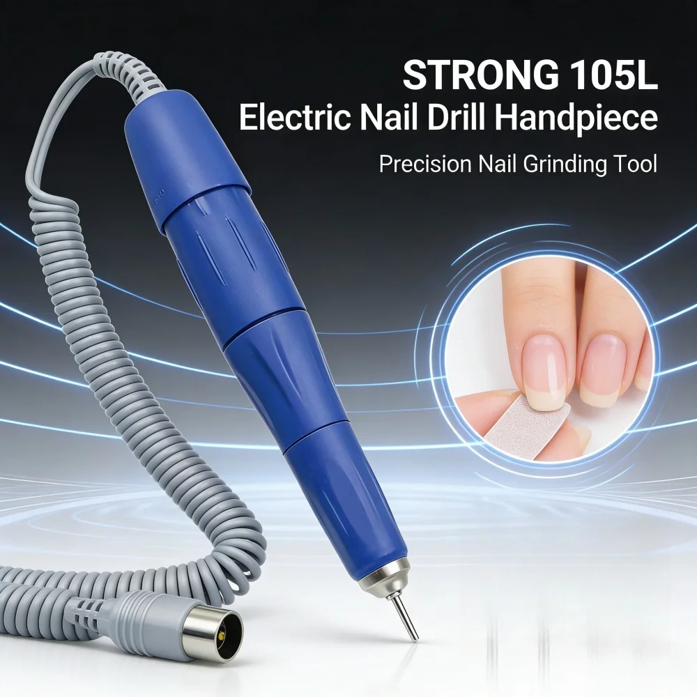 

STRONG 105L 40K Nail Drill Handpiece Professional Electric Manicure Pen Compatible with STRONG 210 for Acrylic Nails Salon Use