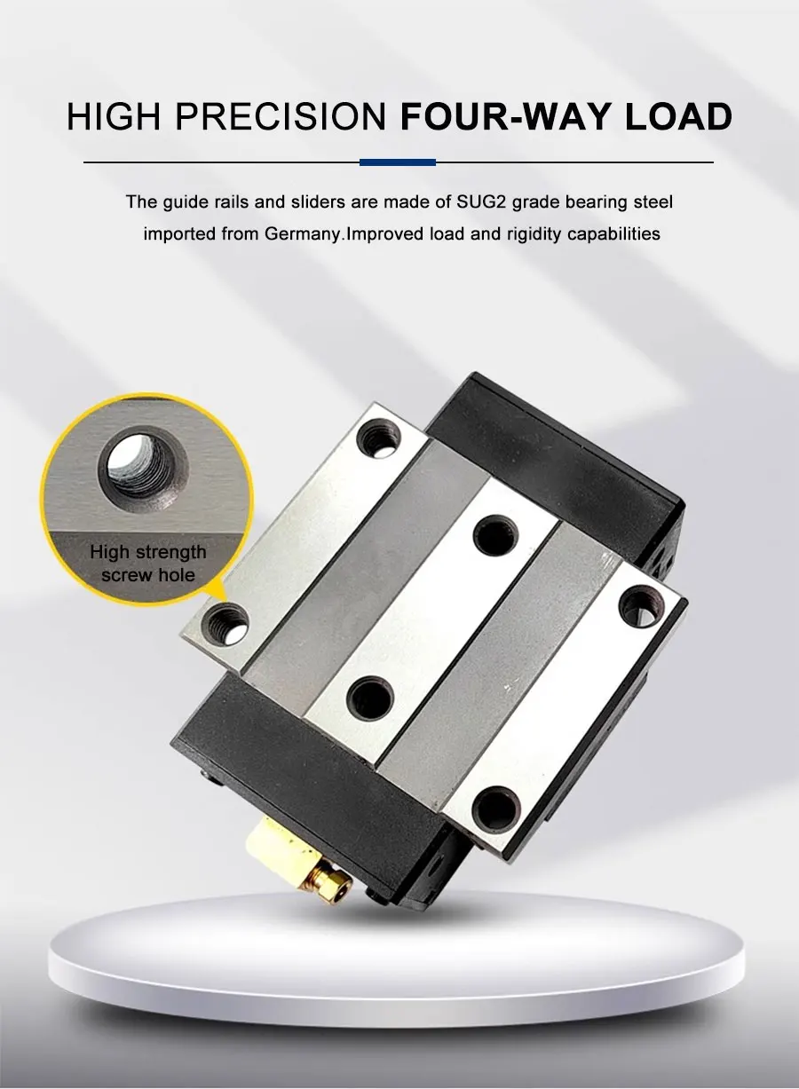1pc RGH30CA RGW30CC Block Slider Wagen Linear Führungsschiene Schwere last H Klasse CNC Maschine Zentrum Präzision Hohe stijfheit Roller – Detail 7
