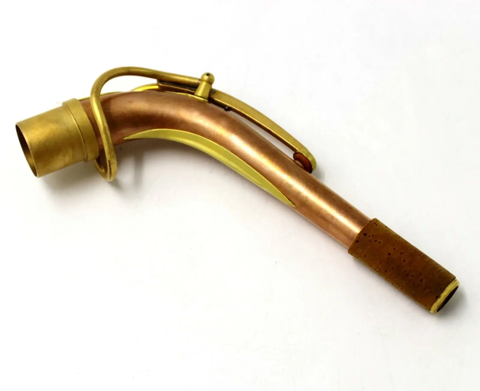 رقبة ساكسفون نحاسي للموسيقى الشرقية ، رقبة سبا ، صوفي ، غير ورنيش