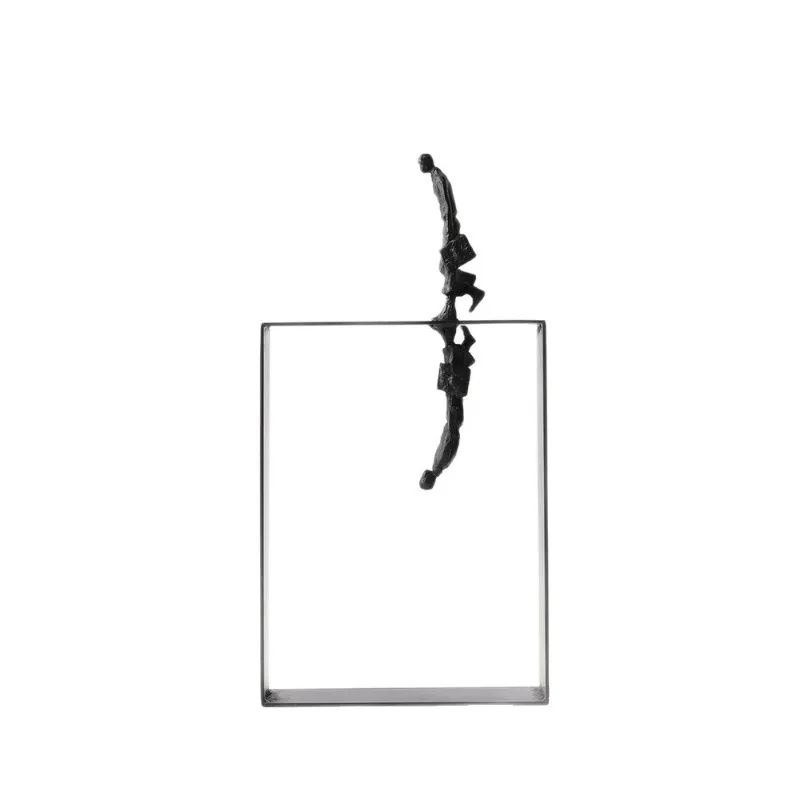 Resin Handicrafts Abstract Figure Sculpture Reflecting Portrait Encounter Ornament Decorative Figurines Home Decoration