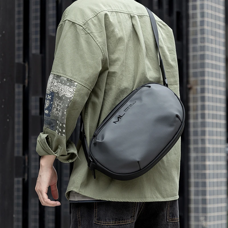 حقيبة كروس للرجال مقاومة للماء أكسفورد سعة تخزين كبيرة متعددة الوظائف مضادة للسرقة كتف رسول حقيبة صدر للرجال #1