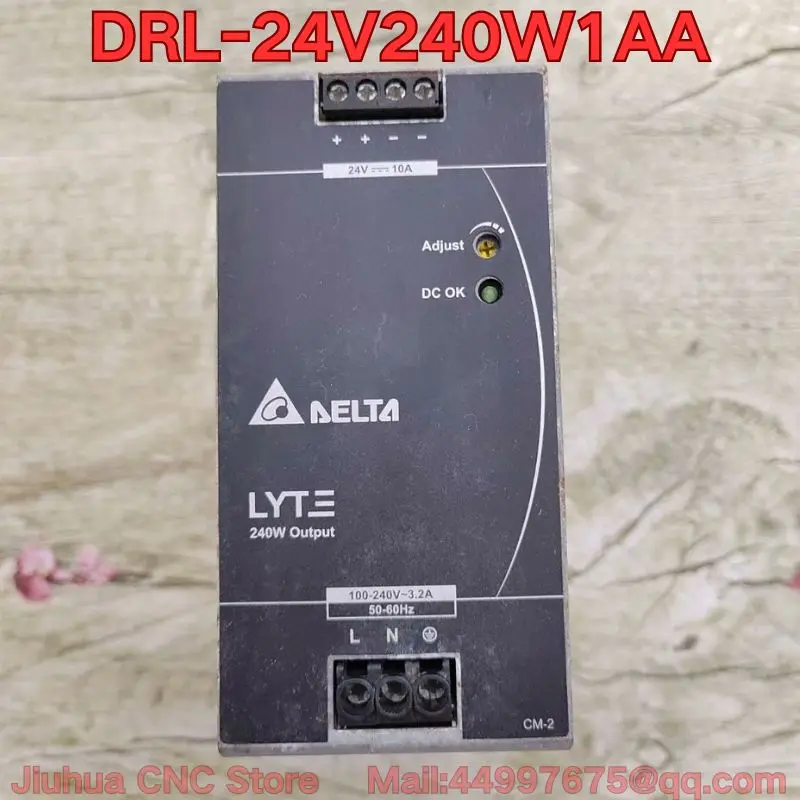 

Second-hand DRL-24V240W1AA switch power supply function test is normal