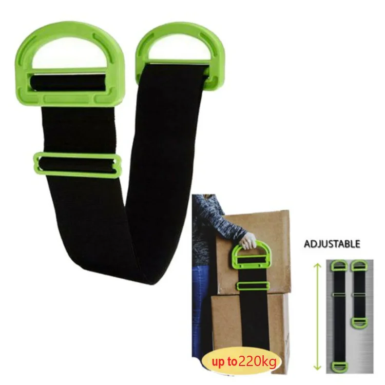 factory wholesale price ！220kg Easy Transport Carry Belt Furniture Lifting and Moving Straps Carrier Belt Heavy Moving Rope