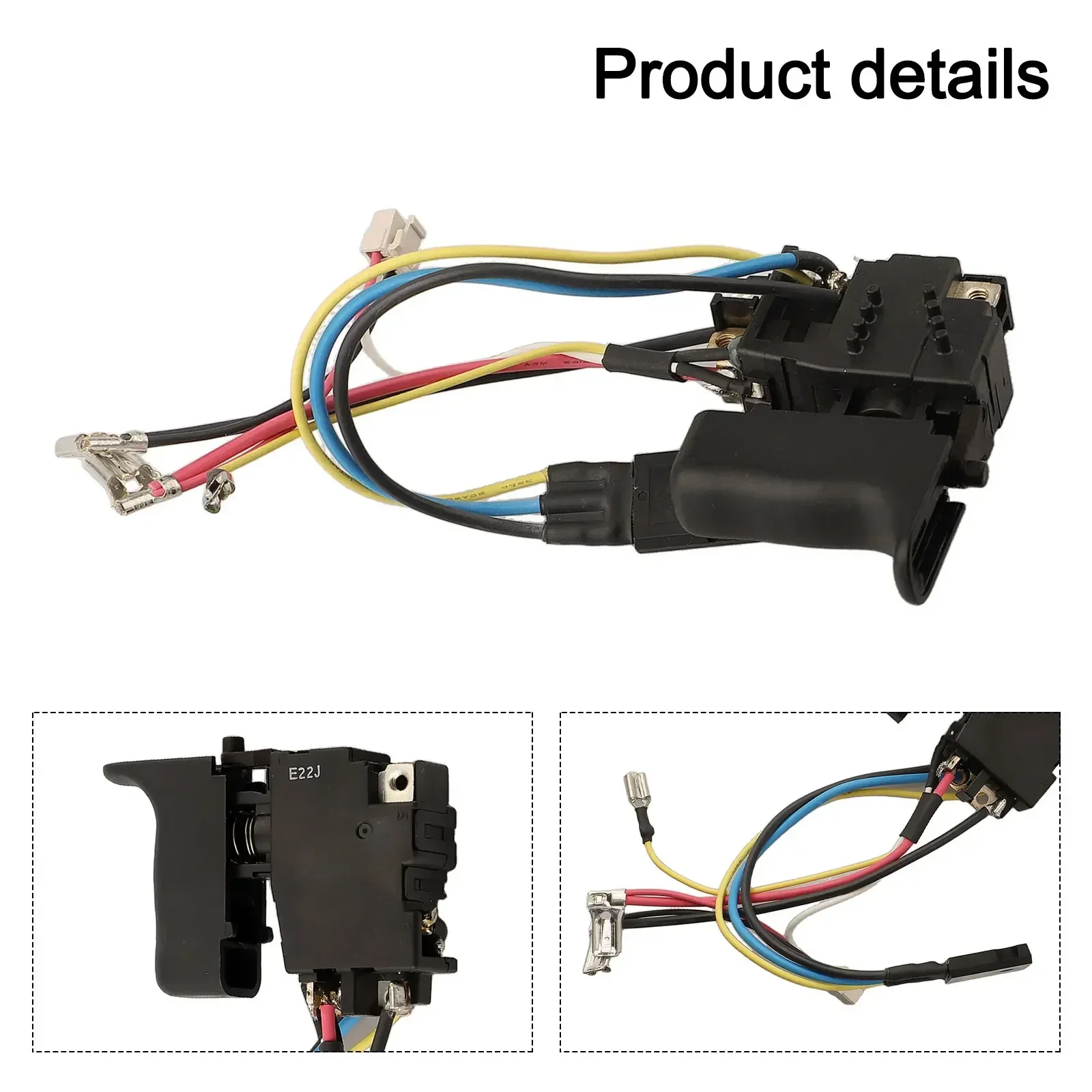 Interruptor de gatillo de taladro 6506549   7,2 V - 24 V BHR202RFE para taladro manual eléctrico para accesorios de herramientas eléctricas