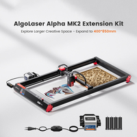 AlgoLaser Alpha MK2 20W CNC Metal Laser Engraver Cutter With Air Pump 40*85cm Table Woodwork Engraving Cutting Machine For DIY