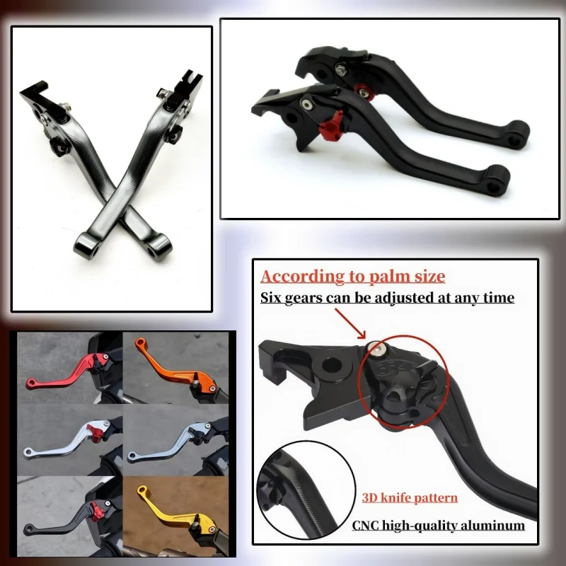 

Motorcycle Parts For YAMAHA XT660Z Tenere 2008 2009 2010 2011-2015 Clutch Lever Brake Lever Set 3D Adjustable Handle Levers