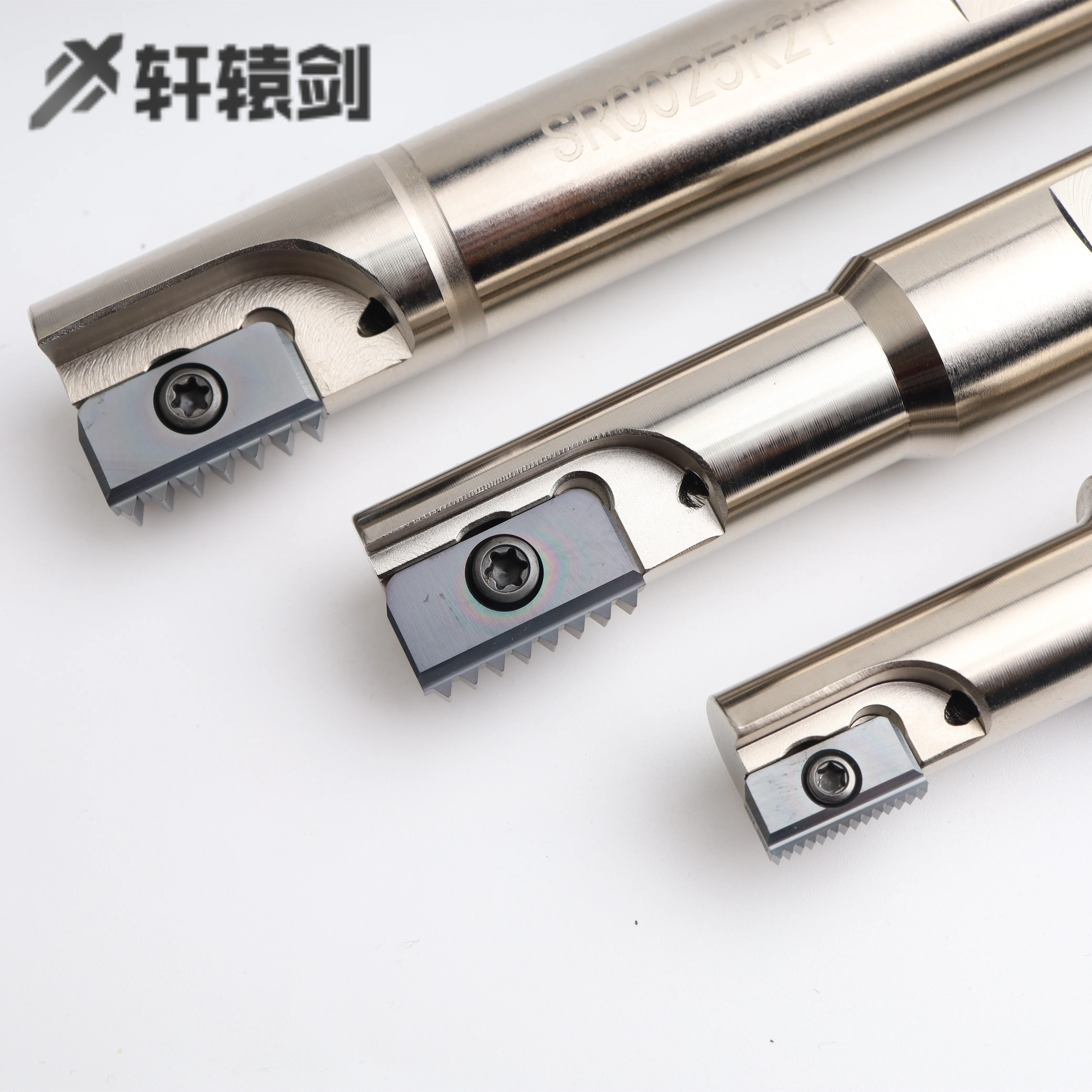 Centro de Usinagem SR Thread Milling Cutter Bar, Pente Rosca Interna e Externa, SR0009N12 SR0012N14