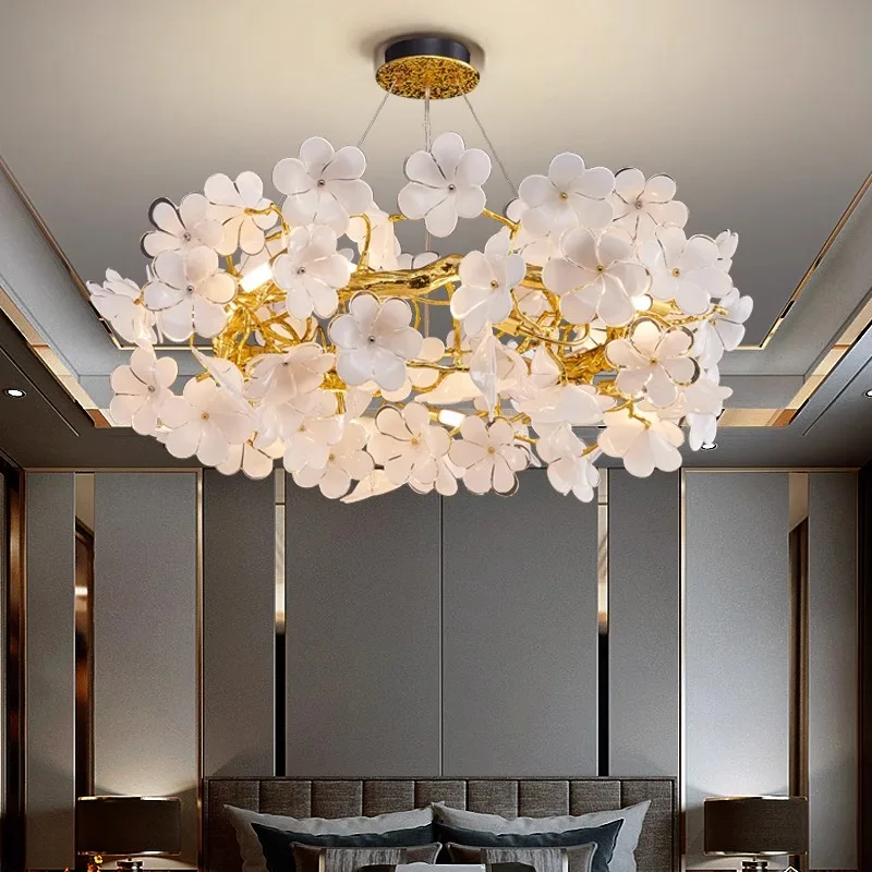 Modern light luxury Dining room chandelier lighting Ceiling lamps hanging light led chandeliers for the living room indoor light