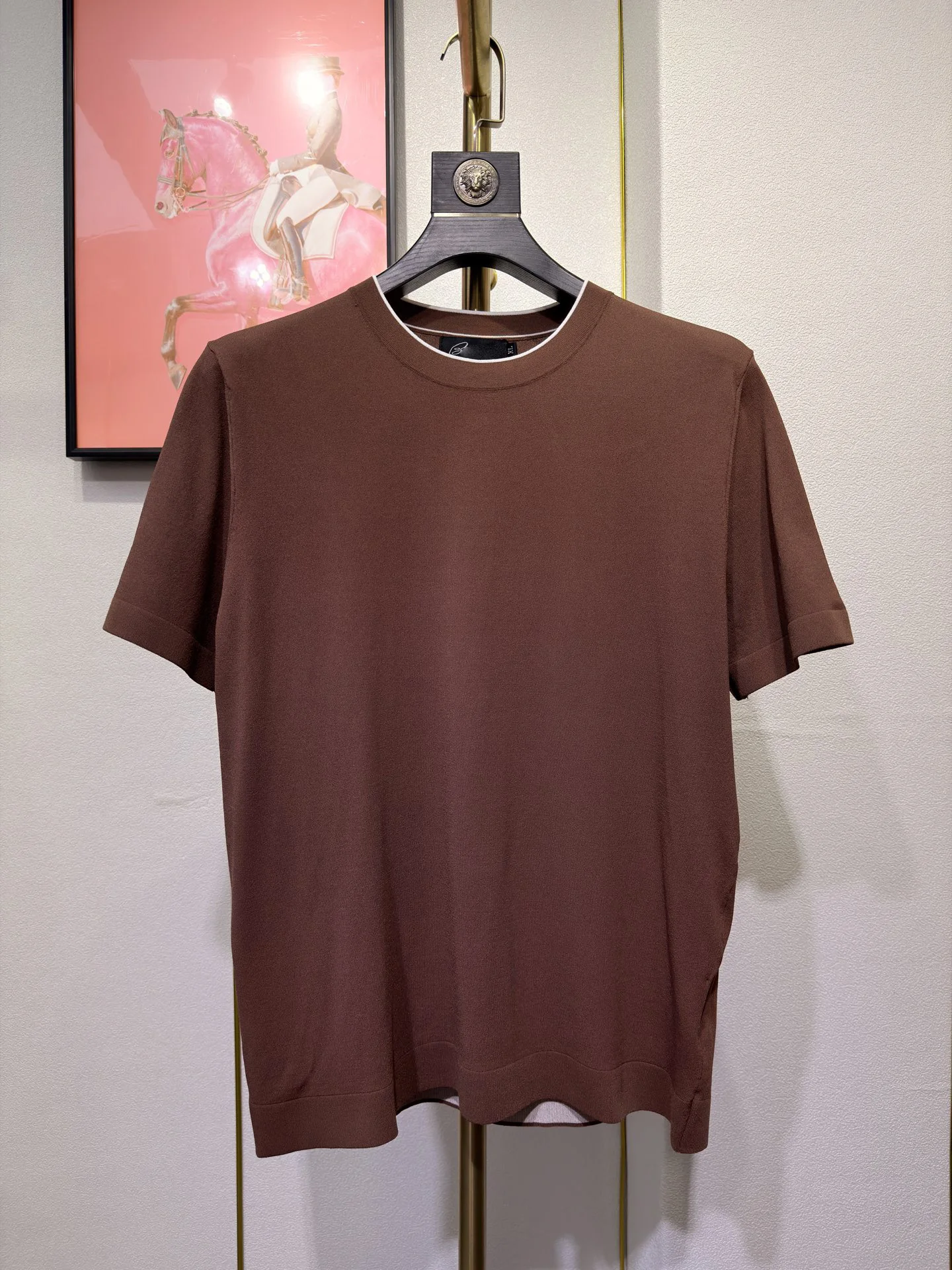 SIJITONGDA 2026 Spring and Summer New Men's Premium Yilitie Round-Neck Knit Short-Sleeve T-Shirts, Sizes M-3XL