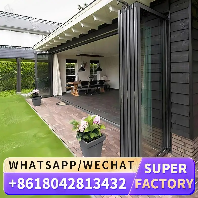 

Customizable High Function Windows Foldable Door for European Office Spaces Factory Direct Sale Windows Foldable Door