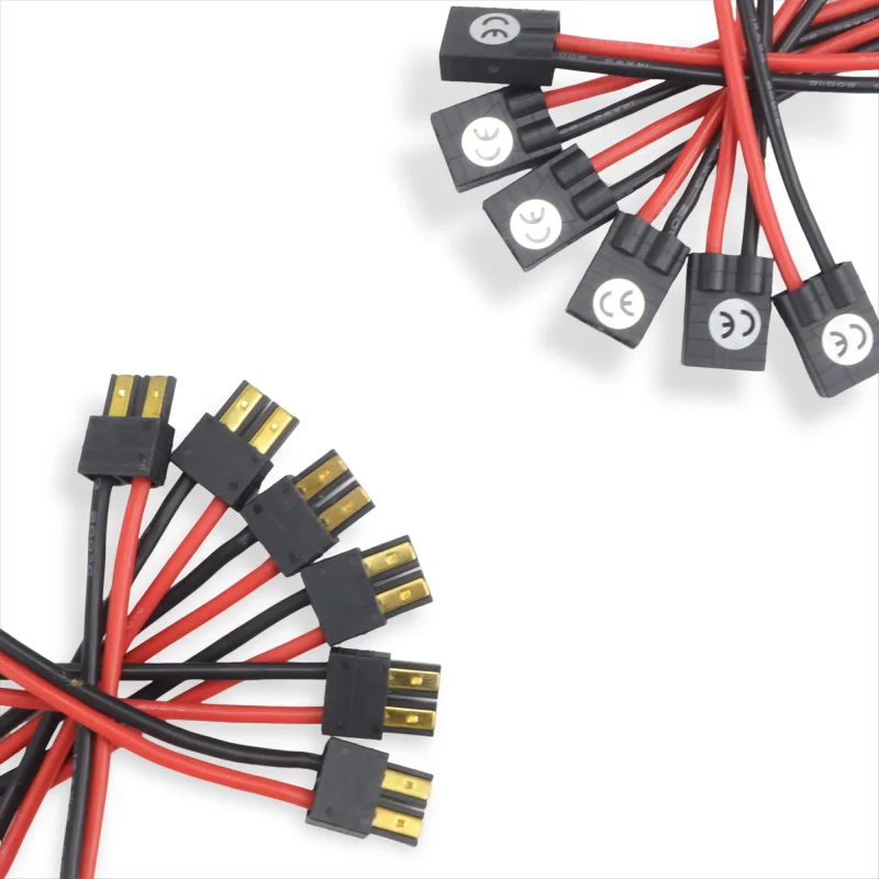 Originalprodukt2/6PcsTRX Stecker Stecker/Buchse Adapter Silikon Flexibler Draht mit 100MM 14/16AWG für Rc Lipo Batterie Drone
