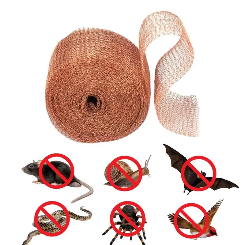 

6m Copper Tape Against Snails Mice Snail Fence Squirrel Trap Flexible Copper Mesh Animal Repellent Control Garden Plants Protect