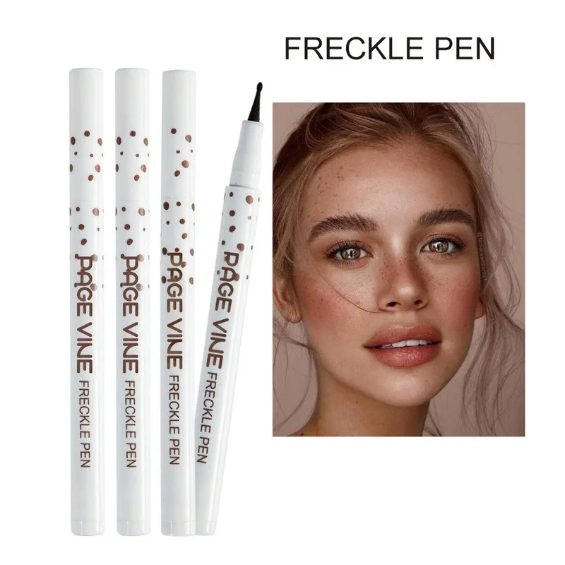 1PC Gesicht Gefälschte Sommersprossen Stift Natürliche Wasserdichte Lebensechte Gefälschte Sommersprossen Stift für Langlebig Look Dot Spot Stift Makep werkzeug Kosmetik