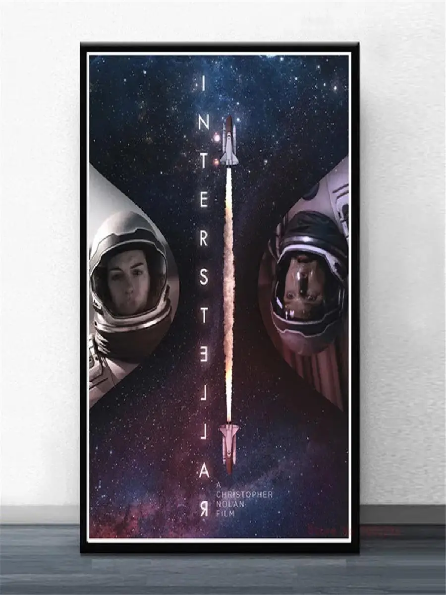 Interstellar SciFi Movie Canvas Poster  Classic Wall Art for Home Decoration HighQuality Print for Living Room Bedroom or Office