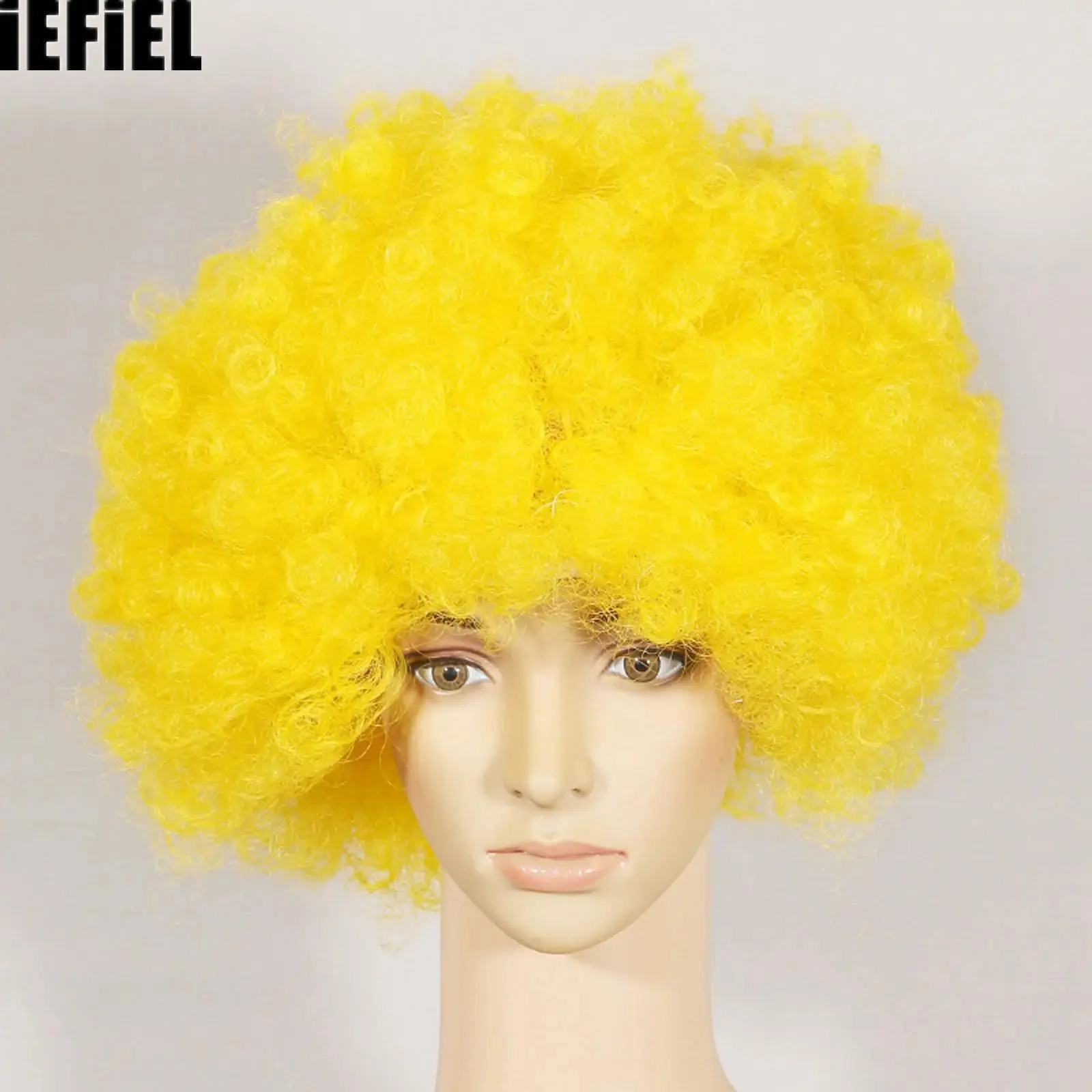 1Pcs Unisex Men Women Cosplay Wig Afro Synthetic Clown Wig for Anime Party Christmas Halloween Fancy Funny Wigs