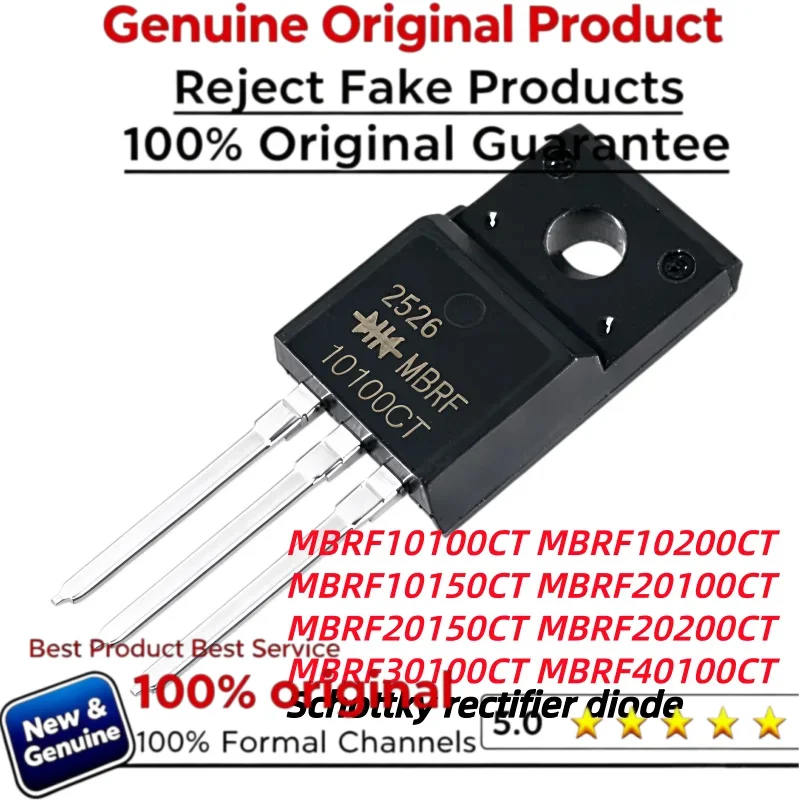 10Pcs new Original MBRF40100CT MBRF10100CT MBRF10200CT MBRF10150CT MBRF20100CT MBRF20150CT MBRF20200CT MBRF30100CT TO-220F