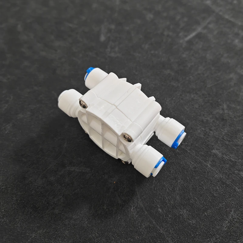 1-5PCS 4-Way Auto Shut Off Valve 1/4