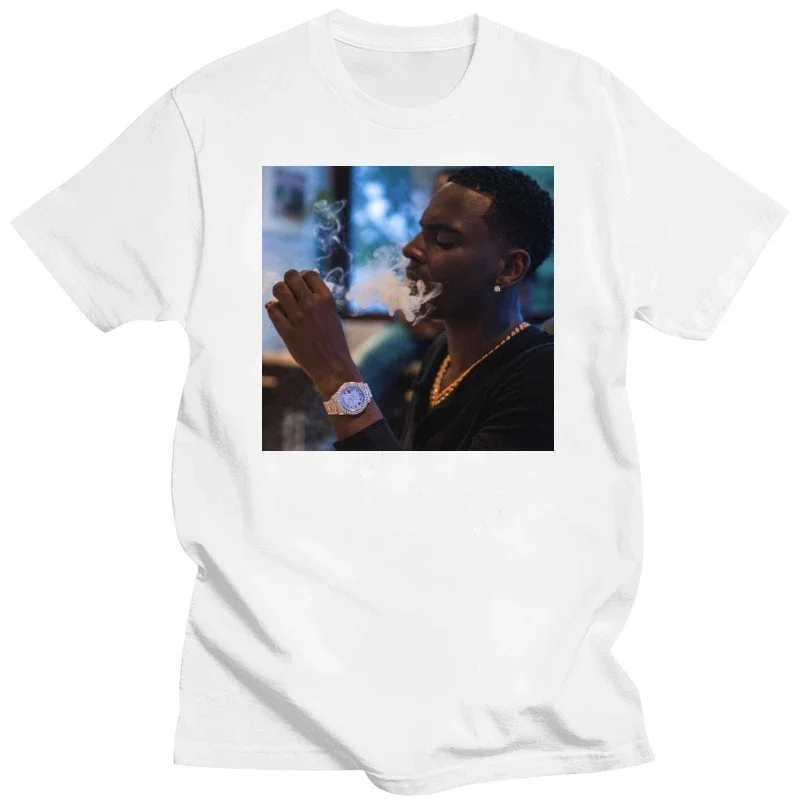 Arrival fashion heavyweight Hot Sale vintage Summer streetwea Young Dolph cover Smoking Concerts Tour T Shirt Size S-5XL YI252