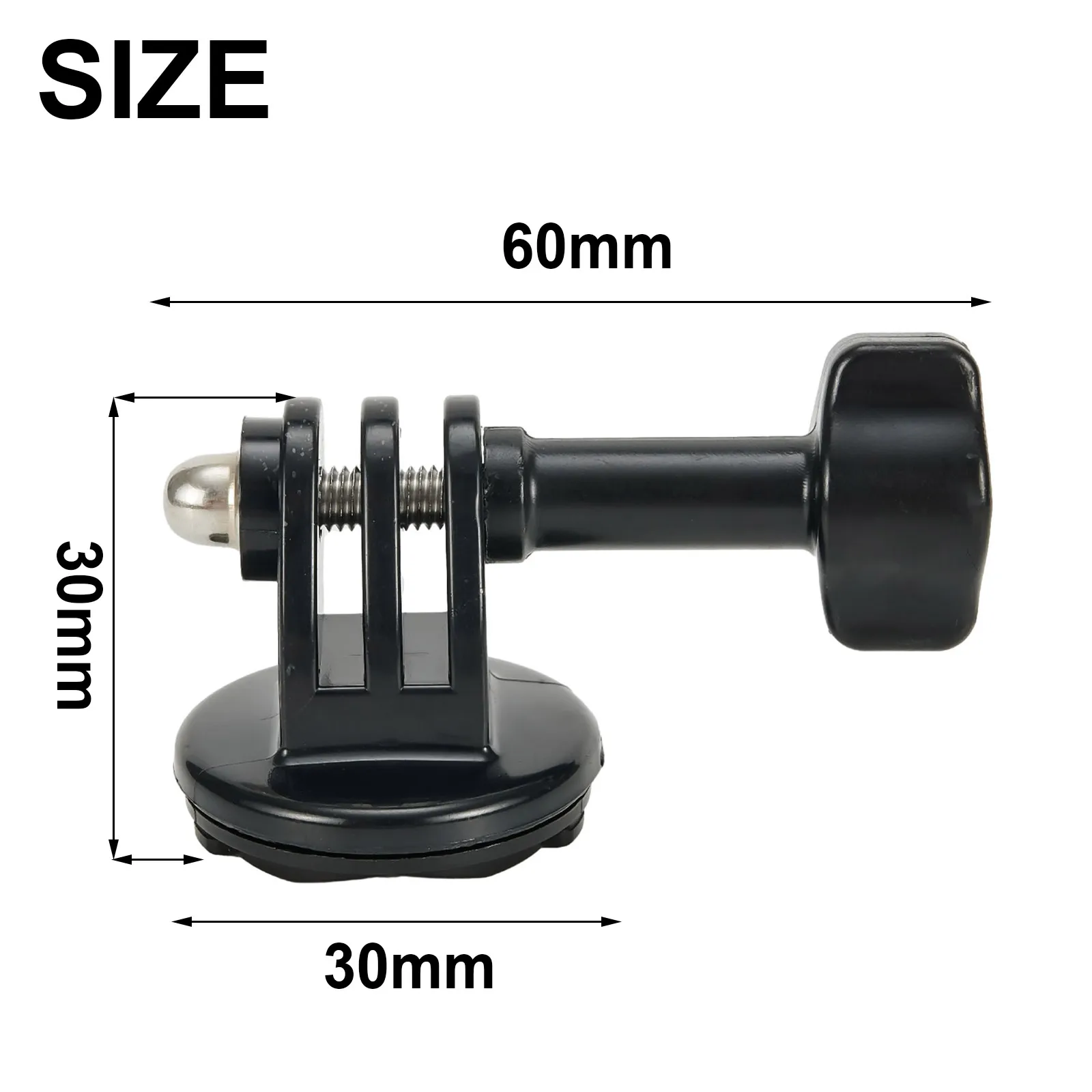 Male Holder Camera Mount For Garmin Edge Outdoor 60x32mm ABS Material Adapter Bicycle Cycling Electronics Part