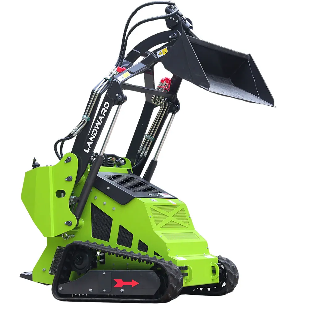 

China Skid Steer Loader Factory For Sale Mini Wheeled Loader EPA Small Crawler Steer Loader Multi-Purpose Attachments Customized