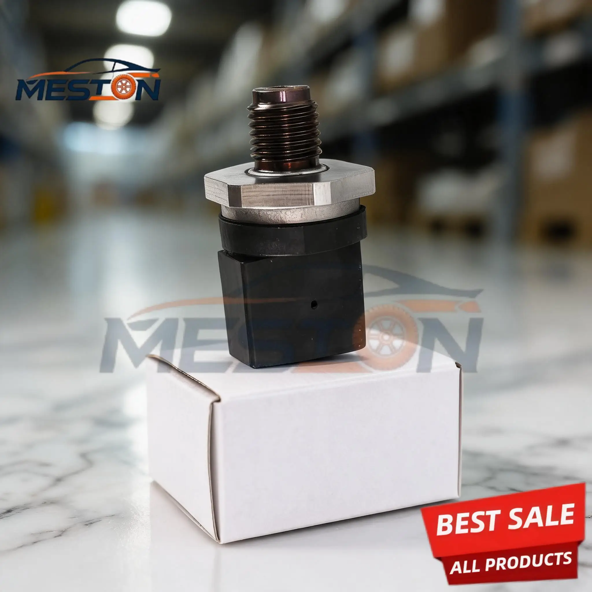 0281002498 Fuel Rail High Pressure Sensor for Mercedes-Benz A/C/CLK/E/G/M/S-Class/Sprinter/Smart (2000-2023)