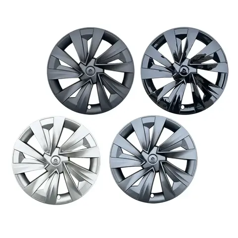 Tesla Model Y Juniper 2025 성능 교체 휠 커버 자동차 허브 캡 풀 림 액세서리 용 4PCS Hubcaps 19 인치